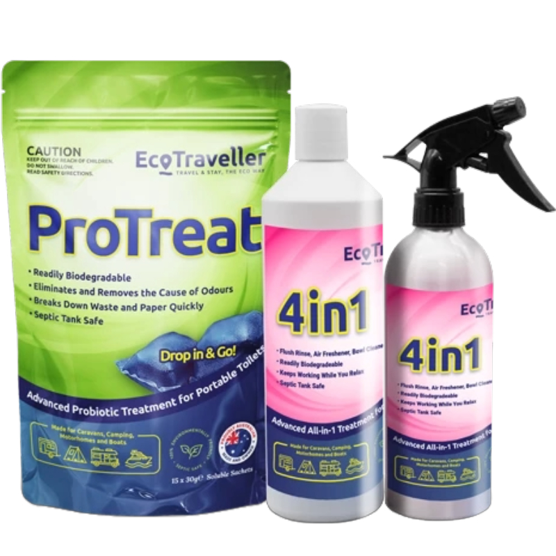 Eco Traveller Starter Bundle for No1’s and 2’s Murray River Caravan