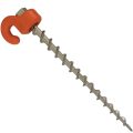 Outback-Tracks Ground Dog screw in pegs with Hook Collar