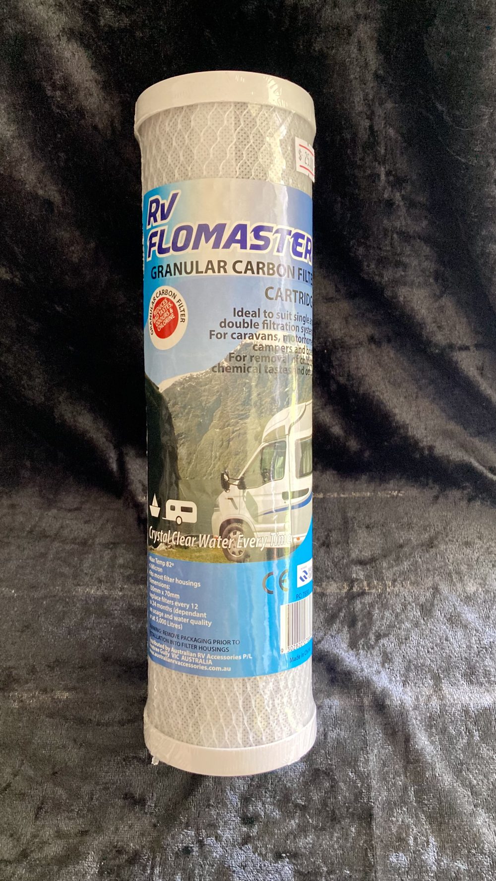 RV Caravan Water Filter Granular Carbon Cartridge
