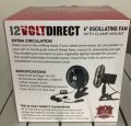 Oscillating Fan 6" with Clamp Mount