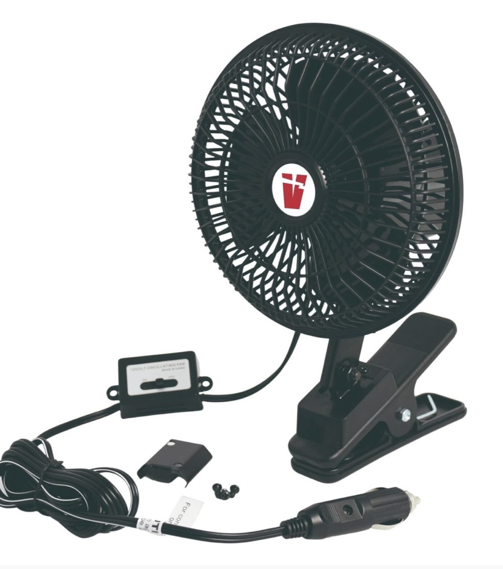 Oscillating Fan 6" with Clamp Mount