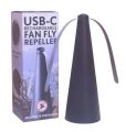 Fan Fly Repeller USB-C Rechargeable (Black Only)
